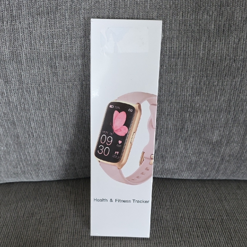 Womens Pink and Gold Health & Fitness Tracker By Amzhero New In Box
